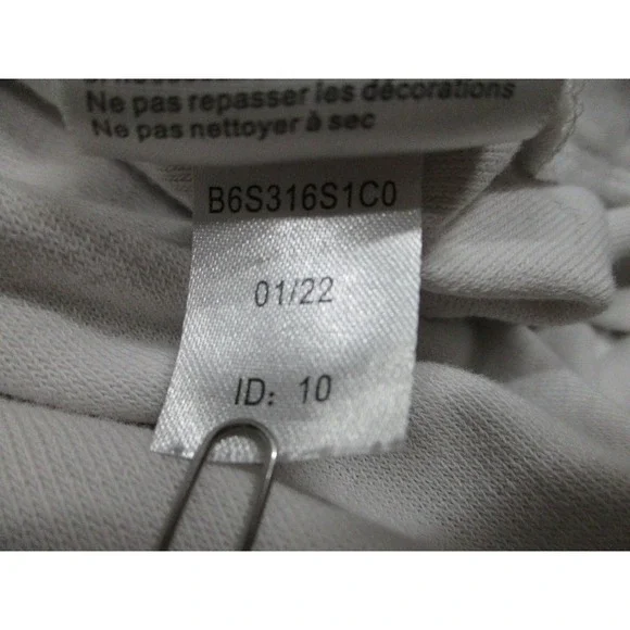 Psycho Bunny‎ Sweatshirt Mens Large White Embossed Logo Crewneck B6S316S1C0
